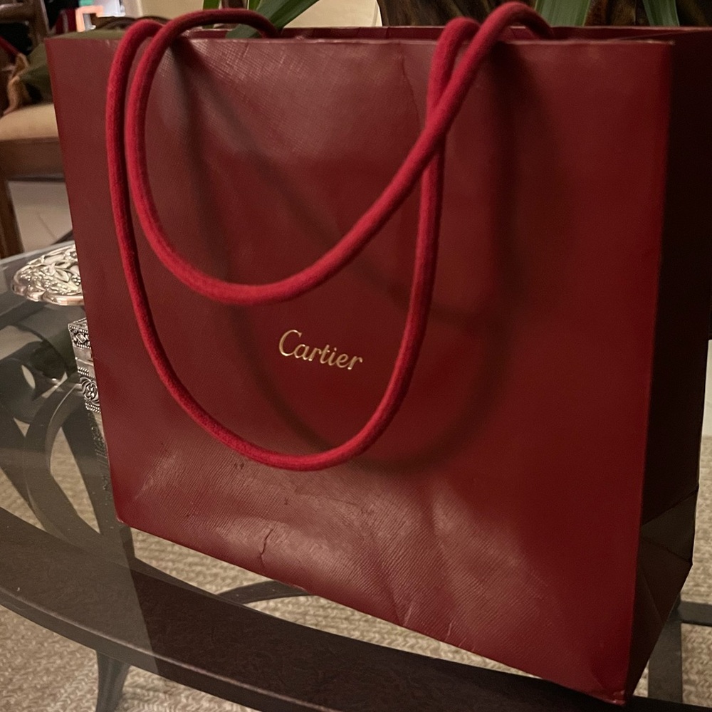 Cartier paper gift/shopping bag